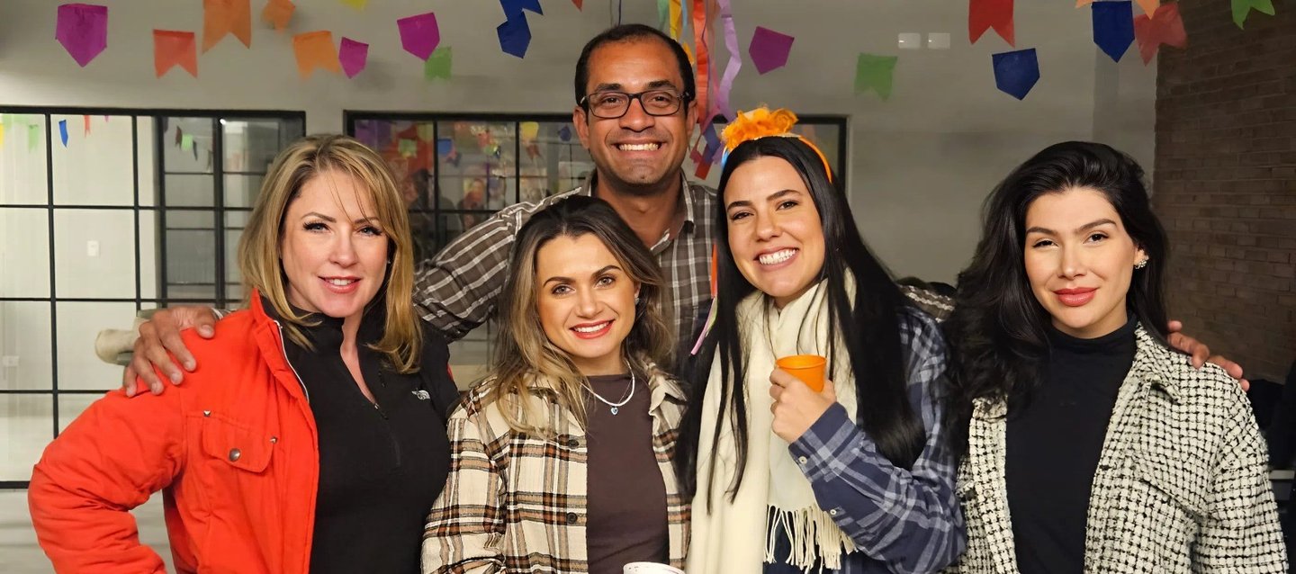 Arraiá no escritório: clima de festa e união